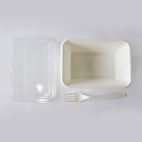 Buy Wholesale China Biodegradable Corn Starch Food Container With Dividers  And Lid, Customized Designs Available & Biodegradable Containers at USD  0.05