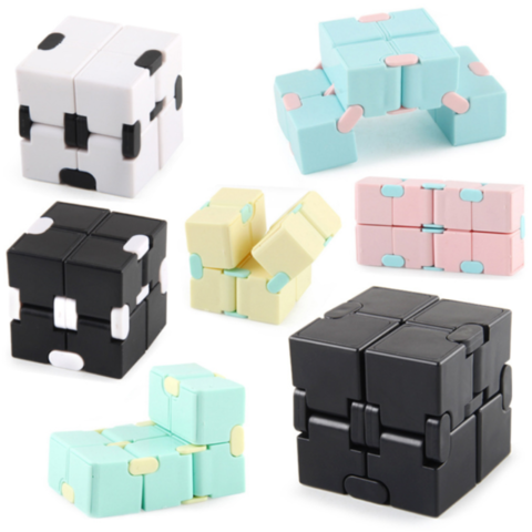 Infinity Cube 3D Fidgeting Game Fidget Toy Mini Fidget Finger Toy Puzzle Cube 