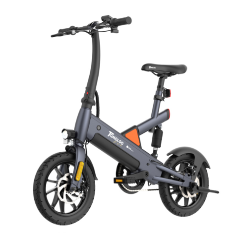 TOMOLOO F8 350w and 36v High Performance Electric Bicycle with 14" Fat Tire Electric Folding Bike for sale at factory direct price