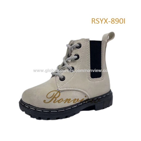 Bottes décontractées pour enfants en similicuir, vente chaude avec différentes couleurs et tailles, logo personnalisé bienvenu. for sale at factory direct price