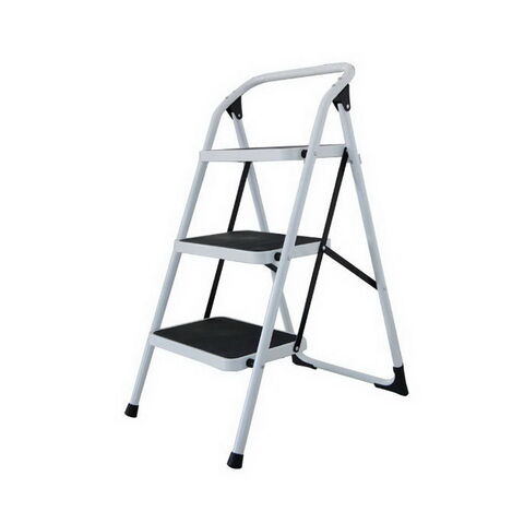 Buy Wholesale China Steel Folding Anti-tilt Step Ladder, 3 Steps & Step ...