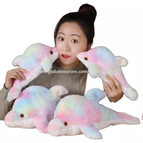 Buy Wholesale China Hot Sale Custom Led Luminous Dolphin Plush Pillow ...