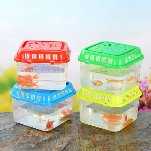 Aquarium Portable, Aquarium de Voyage en Plastique Transparent, Petit Aquarium Design for sale at factory direct price