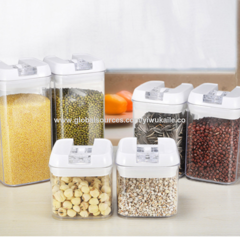 Household Large-Capacity Miscellaneous Grains Sealed Compartment  Transparent Plastic Storage Box with Handle - China Storage Box and Food  Container price