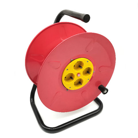 4 Outlet Metal Cable Reels Extension Cord Cable Power Socket Overload  Protection Cable Reel - Expore China Wholesale Extension Cord and Cable Reel,  Eu Cable Reels, Extension Cable
