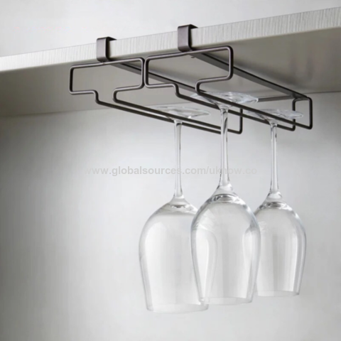 Water glass holder discount rack