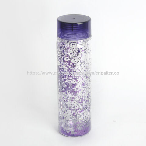 Novidade: Copos de plástico com glitter de parede dupla, 18 oz, à prova de vazamentos e sem BPA for sale at factory direct price