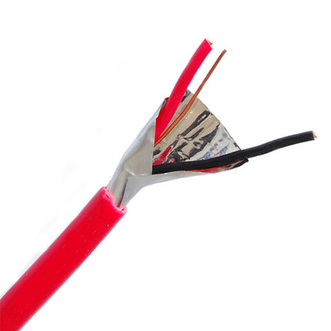 Cable de Alarma de Incendio 2 Hilos 1.0mm 1.5mm 2.5mm, Cable de Señal de Control Estándar Rojo para Sistemas de Alarma Contra Incendios for sale at factory direct price