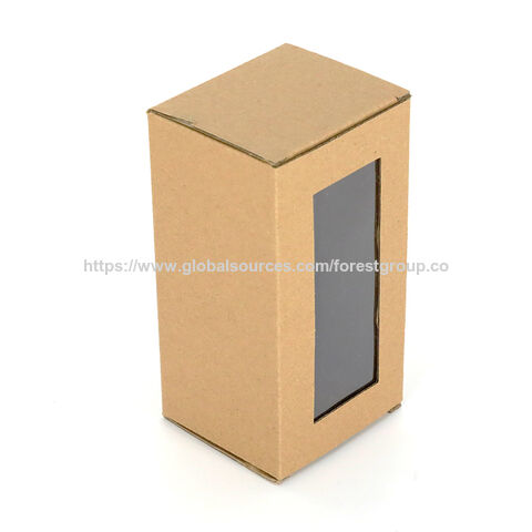 Custom Printing Kraft Paper Box With Pvc Window Eco Friendly Shipping ...