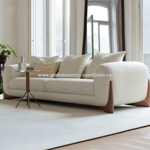 Buy Wholesale China Nordic Modern Simple Fabric And Solid Wood