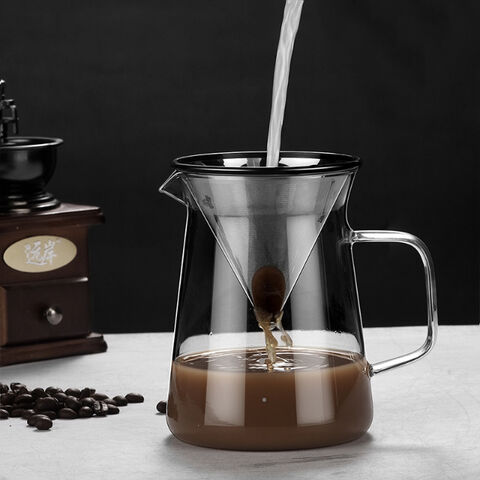 صانعة قهوة زجاجية من البوروسيليكات المقاوم للحرارة ، 700 مل للتقطير for sale at factory direct price