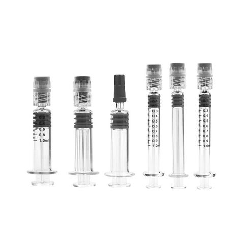 Buy Wholesale China 1ml 2.25ml 3ml 5ml Glass Syringe, Premium Heat ...