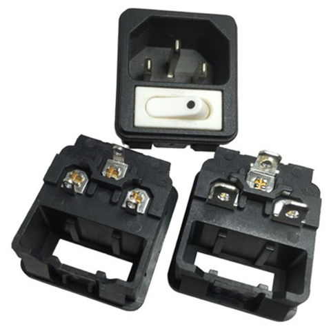 Buy Wholesale China C6 Ac Power Connector Male+rocker Switch & Ac Power ...