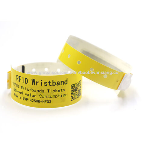 Bracelets RFID de haute qualité en Chine, fournisseur de bracelet