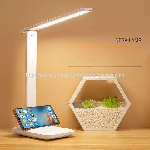 LED Desk Lamp with USB Charging Port Dimmable Eye-Caring Reading Desk Light for Home Touch Control