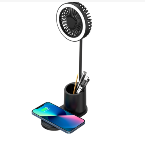 Bulk Buy China Wholesale Pen Holder Wireless Charging Desk Lamp Fan $6. ...