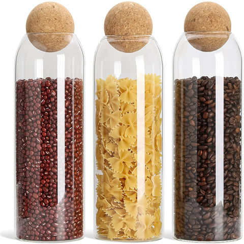 Popxstar  Coffee Bean Storage Jar Retro Sealed Food Grade Glass Coffee Powder Preservation Large Capacity Storage Bottle main image 0