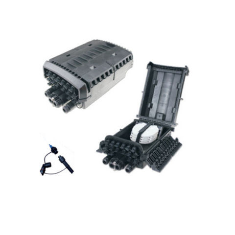 Caja de Empalme de Fibra Óptica de 16 Núcleos FTTH, Tipo Impermeable para Exterior, Tamaño: 385*245*150 mm for sale at factory direct price