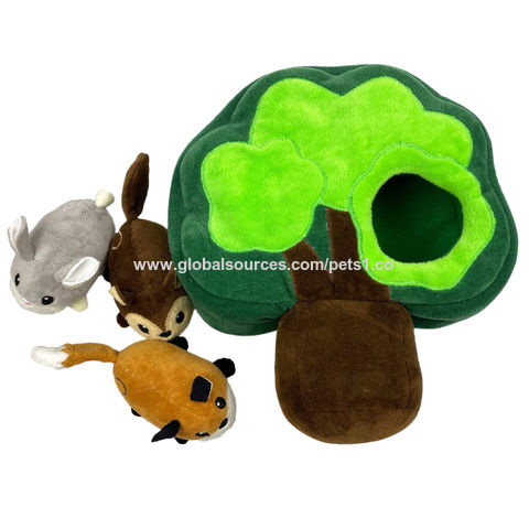 Buy Wholesale China Hide And Seek Dog Toys And Puppy Toys, Colorful Squeaky  Dog Toys, Tree And Mini Animals Toy & Hide And Seek Toys at USD 1