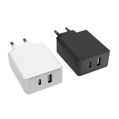 Handy-Ladegerät für Zuhause, Dual-Port PD30W + 5V/2.4A - Schnellladefunktion für Mobilgeräte