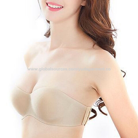 One-piece Strapless Bra Seamless Sports Bras Pads Push-up Bra - Expore  China Wholesale One-piece Bra and One-piece Silicone Bra, Backless Strapless  Bra, Seamless One-piece Bra