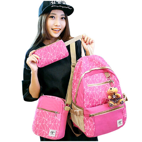 Hot Selling Custom Fashion Travel School Bag Women Girls Student