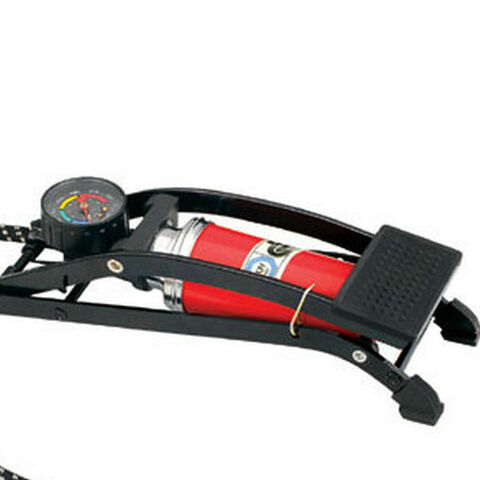 Bomba de pie para inflar balones deportivos, bicicletas y más - Bomba de aire de alta presión con pedal for sale at factory direct price