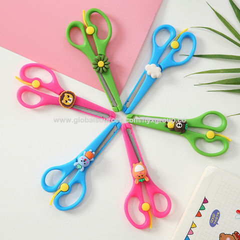 Buy Wholesale China Cartoon Kids Safety Scissors Paper Cutting