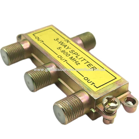 Divisor de TV 3 vías 5-900 MHz aleación de zinc for sale at factory direct price