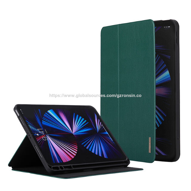 Funda Protectora Premium Antirrayaduras de Cuero PU con Soporte y Portabolígrafos para iPad 12.9 (2025) for sale at factory direct price