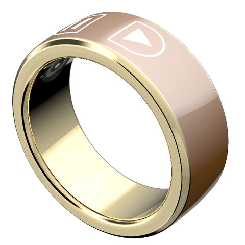 Device Control Ring Running Wearable Smart Rings Health Monitor Heart Rate Blood Oxygen ...