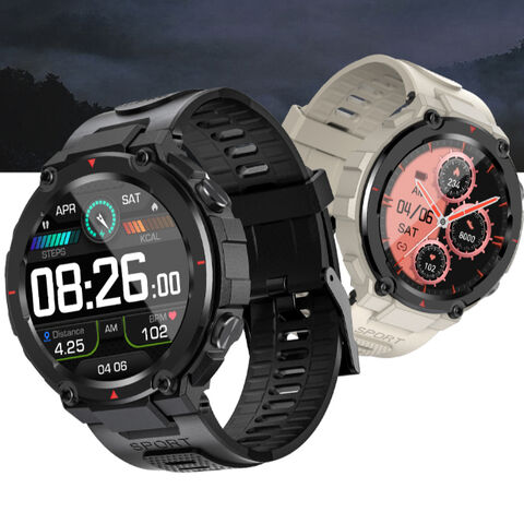 Reloj inteligente para hombre con seguimiento de fitness. Reloj inteligente  impermeable IP68 para teléfono Android iOS, deportes, correr, relojes