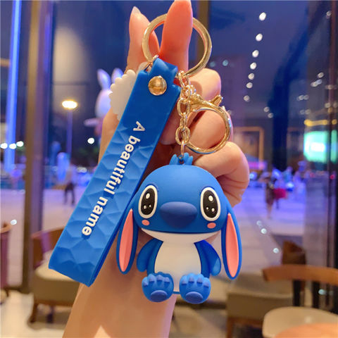 Buy Wholesale China Wholesale Fashion 3d Cartoon Soft Rubber Pvc Pink Blue  Stitch Anime Keychain Bag Planet Girl Key & Pink Blue Stitch Anime Keychain  at USD 1.2