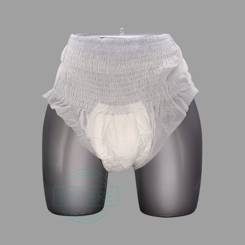 Unisex Incontinence Underwear Thick Adult Diapers Pull up Pants - China  Adult Pants and Adult Diaper Pants price