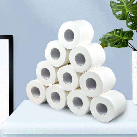 Buy Wholesale China 1 Roll Toilet Paper Bulk Rolls Bath Tissue Bathroom  Soft 3 Ply 80g/roll & Toilet Paper Bulk Rolls Tissue at USD 0.03