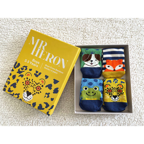 Buy Wholesale China Children's Boys Bamboo Socks, Cute Cartoon Design  Box-packed Socks 4pairs & Children's Boys Bamboo Socks | Global Sources