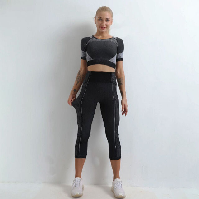 Conjuntos de Yoga para Mujer de Alta Calidad, Ropa Deportiva para Fitness