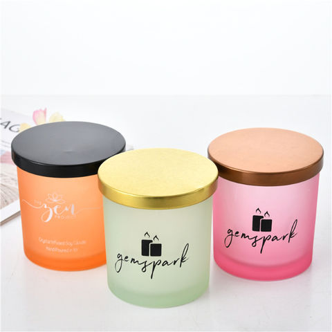 Buy Wholesale China Glass Candle Jar With Glass Lid For Home Decoration & Glass  Candle Jar at USD 0.3