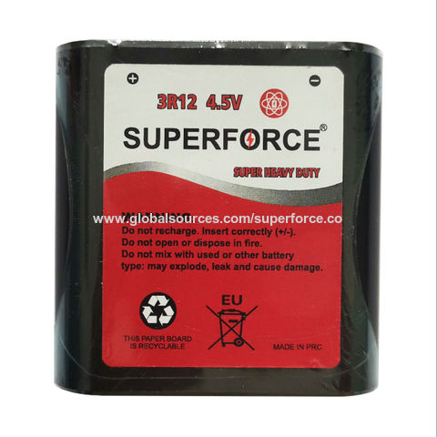 Buy Wholesale China Zinc Manganese Dry Battery 3r12 4.5v & Alkaline ...
