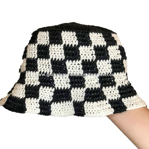 Women's Checkered Bucket Hat