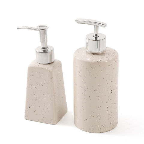 Buy Wholesale China Ceramic Lotion Bottle Bathroom Shower Set With Pump  Head Shampoo Body Wash Container & Soap Dispenser at USD 1.3