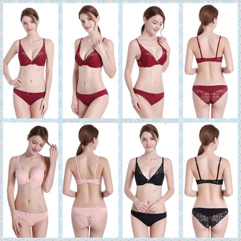 Women Matching Bra and Panties Brief Set Wholesale - China Women