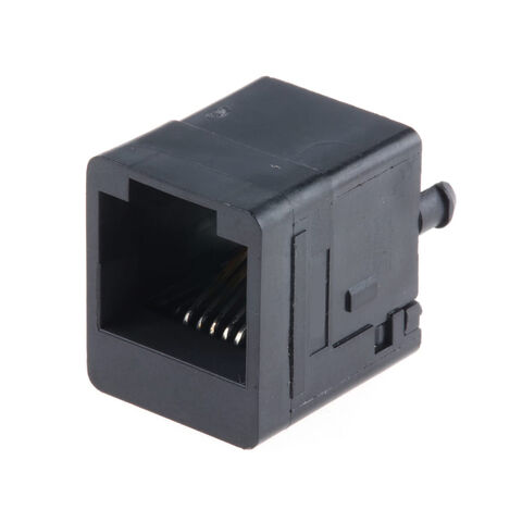Straight Rj11 Jack Connector, 6p6c Female Socket Rj11 Modular Jack ...