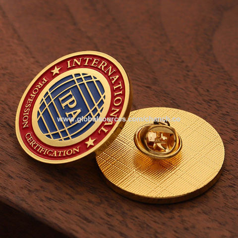Buy Wholesale China Customized Emblem Lapel Pins Zinc Alloy Lapel Pin,  Emblem Badges Bespoke Badge Pins Medal & Emblem Pin at USD 0.5