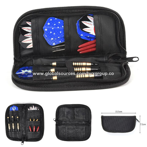 1 Stück Darttasche Nylon Dart Trageetui Brieftasche Taschen Halter Aufbewahrungstasche Schwarz Durable Darts for sale at factory direct price