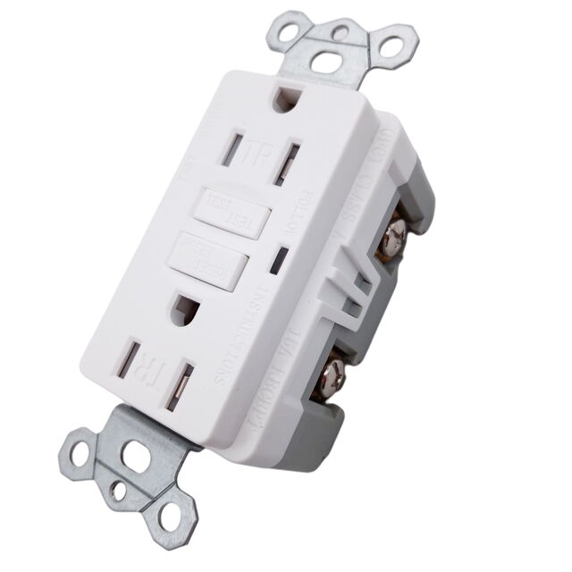 مقبس GFCI قياسي UL مع وعاء مزدوج 20 أمبير، مقاوم للطقس والتلاعب for sale at factory direct price