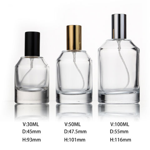 Cylinder Round Perfume Bottle 1 Oz / 30ML Choose Color -  Israel