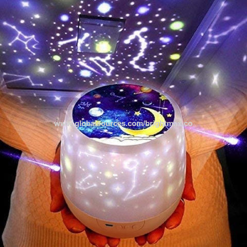 Proyector de estrellas inalámbrico regulable - Proyección del cielo  estrellado - Lámpara de noche para bebés - Lámpara para niños 