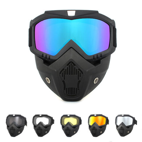 Viseira para-brisas capacete de motocross óculos de vento equipamento de desmontagem para condução ao ar livre for sale at factory direct price