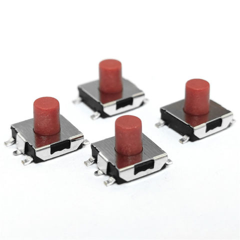 Push Button PCB Momentary Tactile Switch 4 Pin SMD